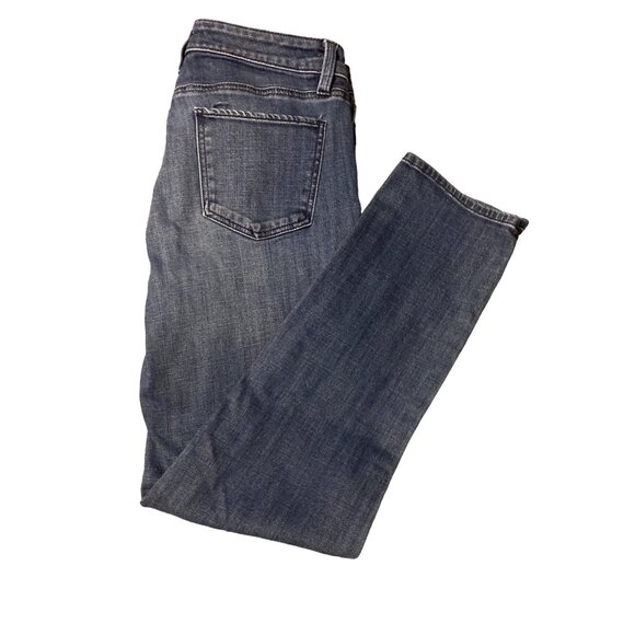 Talbots Womens Straight Leg Jeans Size 8P Blue Denim 5-Pocket Design Stretchy - Picture 1 of 9
